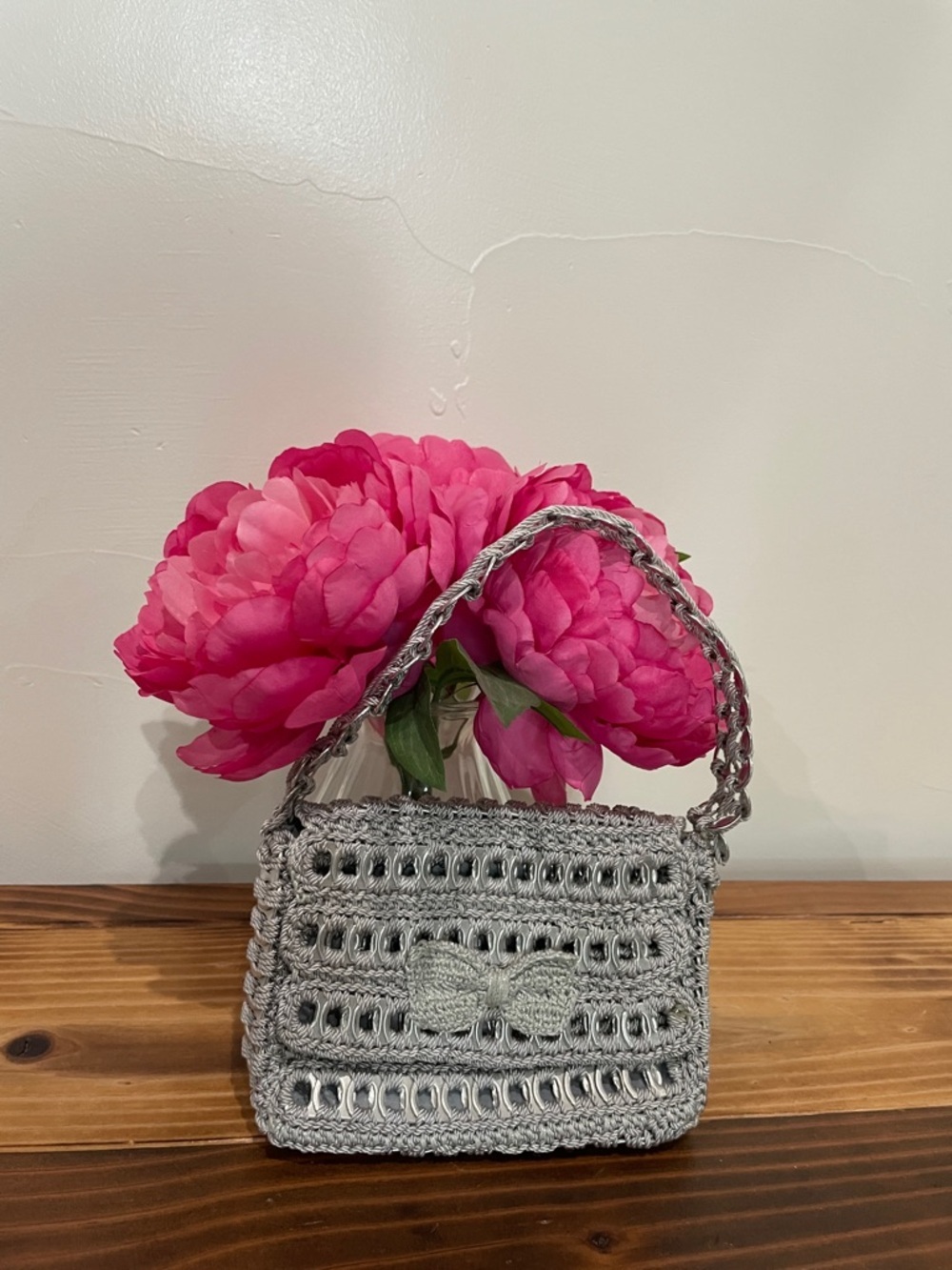 Recycled Aluminum Soda Pop-Top Mini Handbag